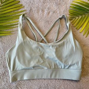 Strappy sports bra